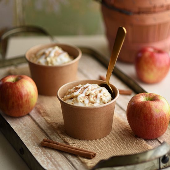 One-Minute Apple Cinnamon Muffins