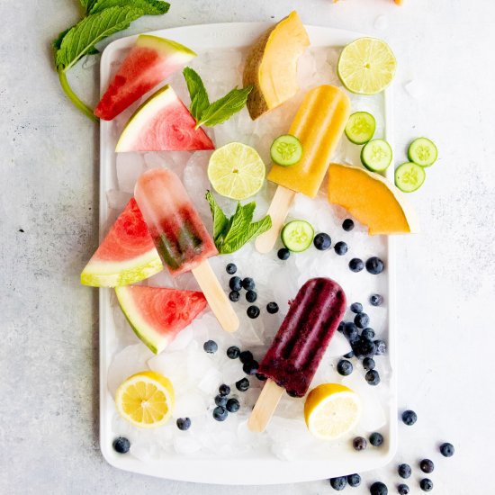 Healthy Frozen Fruit Pops