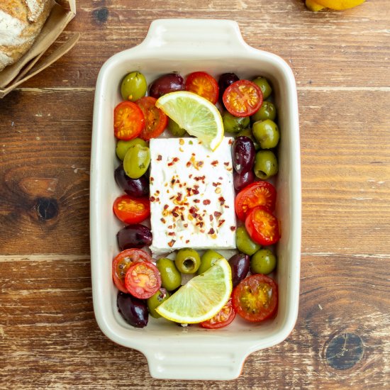 Mediterranean baked feta