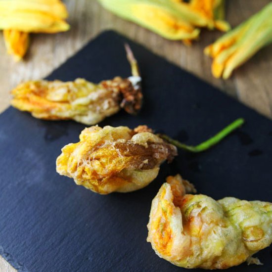 Stuffed Zucchini Blossoms