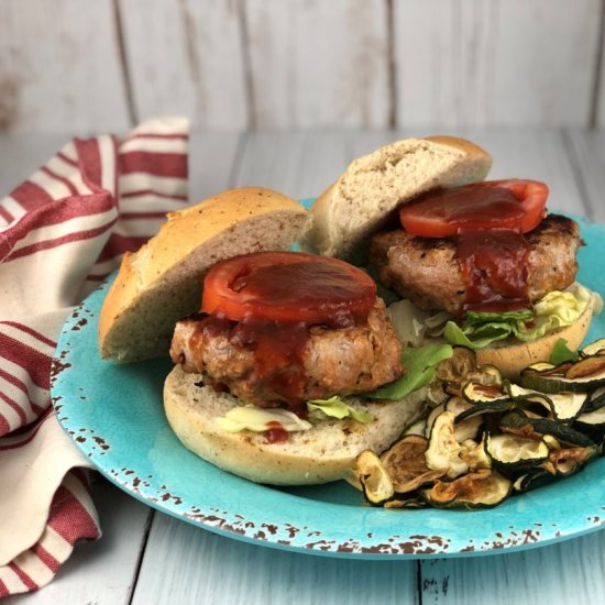 BBQ Turkey Burgers