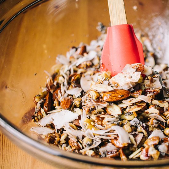 Low Carb Cinnamon Trail Mix