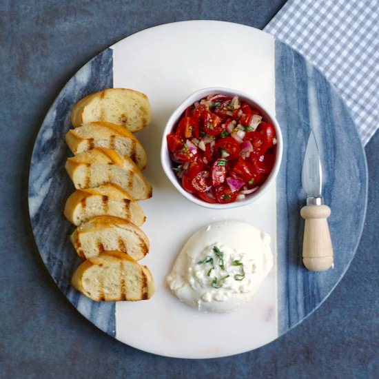 Burrata Bruschetta