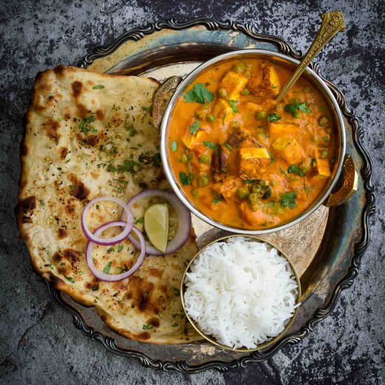 Matar Paneer/Paneer Peas Curry