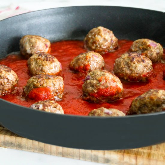 30-Minute Low-Carb Beef Meatballs