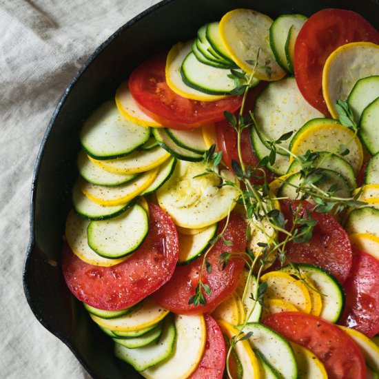 Easy Summer Ratatouille Bake