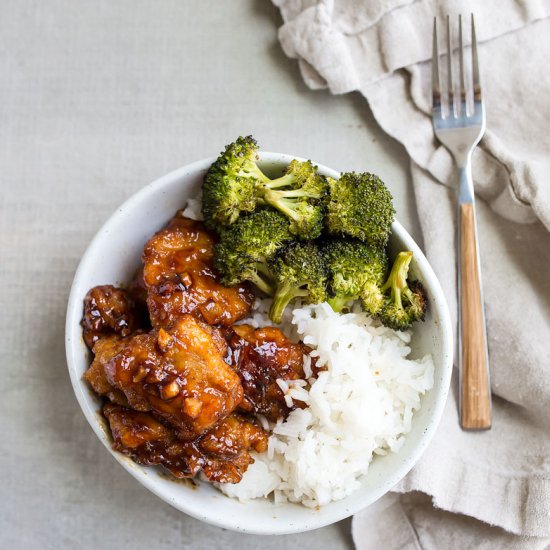 Honey Garlic Chicken Thighs