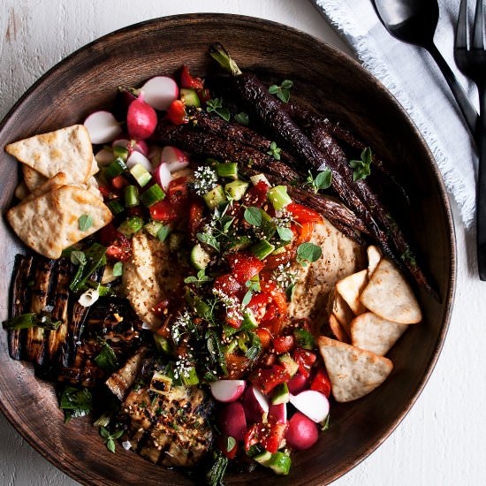 Grilled Vegetable Hummus