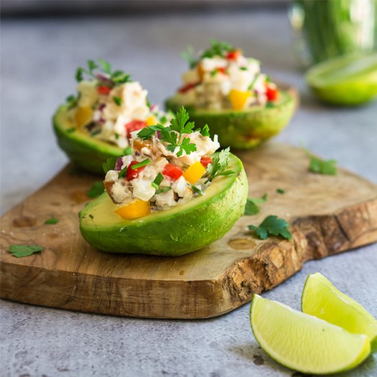 Peruvian stuffed avocados