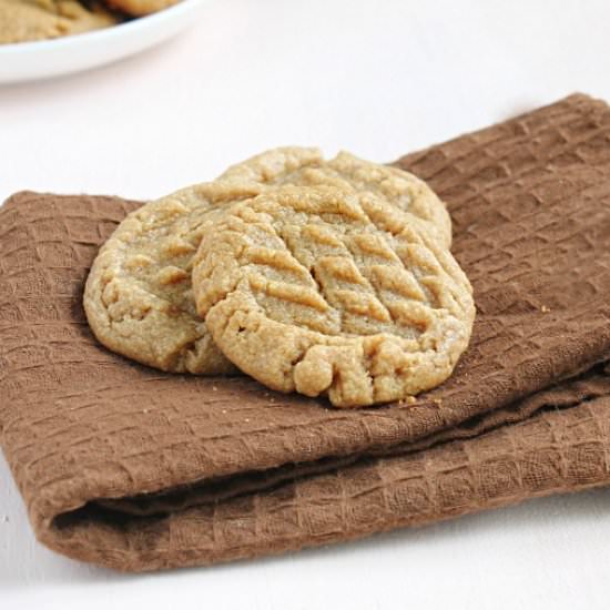 Flourless Peanut Butter Cookies