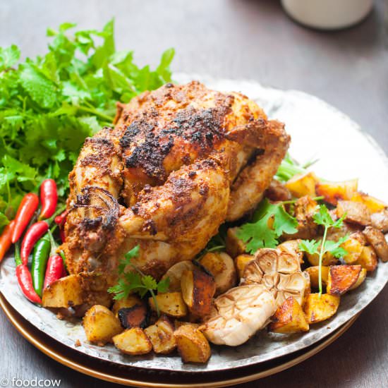 Easy Indian Style Chicken Roast