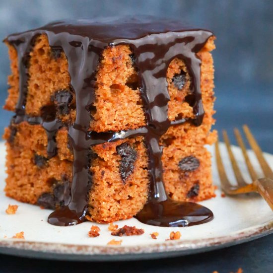 paleo chocolate pumpkin cake