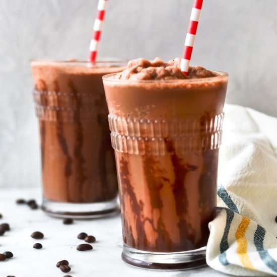 Mocha cold brew slushies