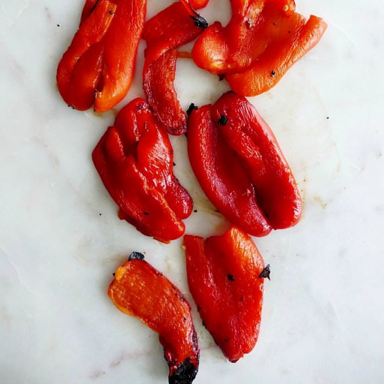 Easy Roasted Red Peppers