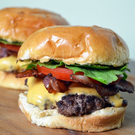 Bacon Cheese Smashburgers