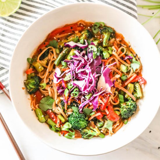 Coconut-Red Curry Noodles