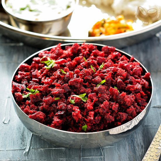 Kerala Style Beetroot Thoran