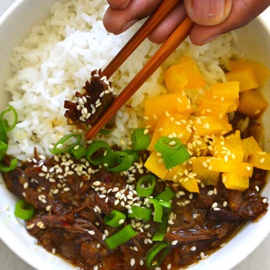 Korean Inspired Beef Bowl