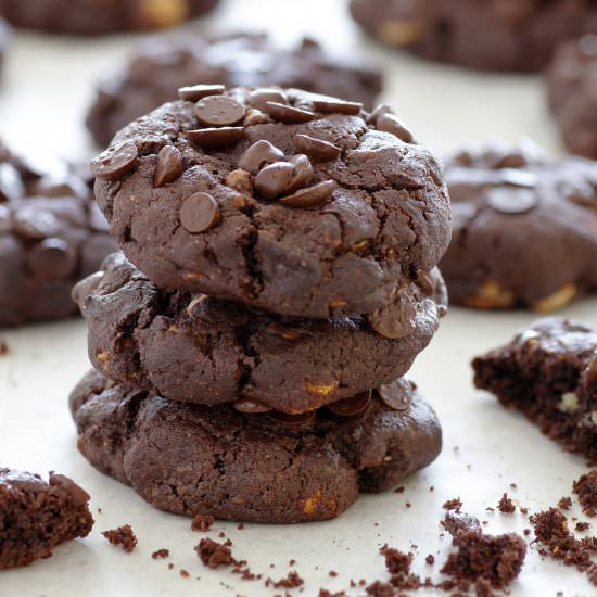 Double Chocolate Chip Cookies