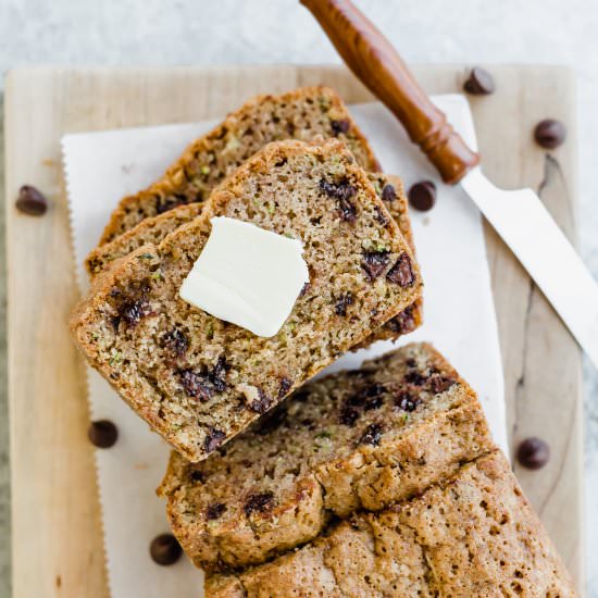 Chocolate Chip Zucchini Bread