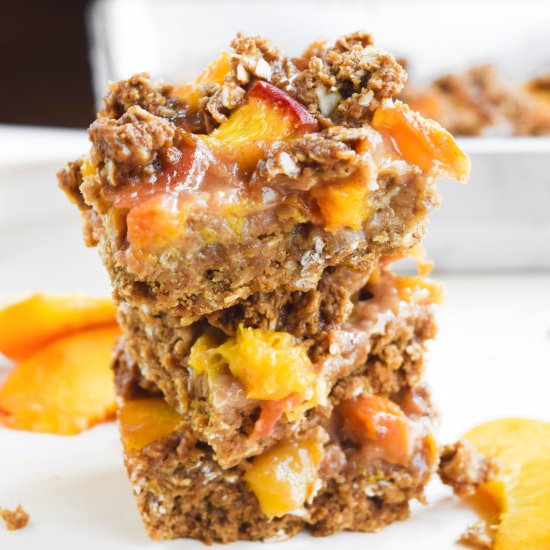 Peach Crumble Bars