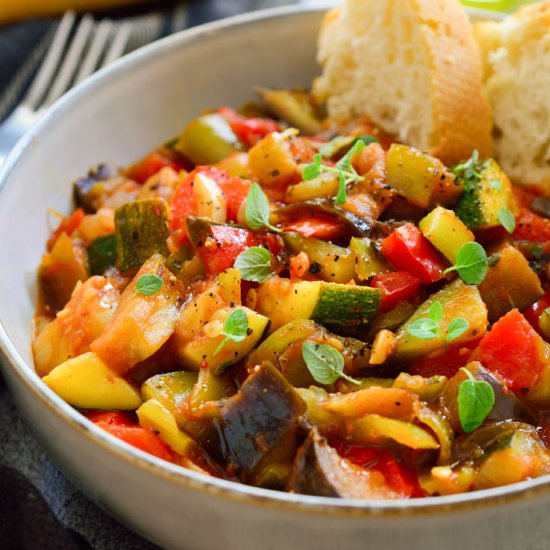 Pisto Spanish Vegetarian Stew