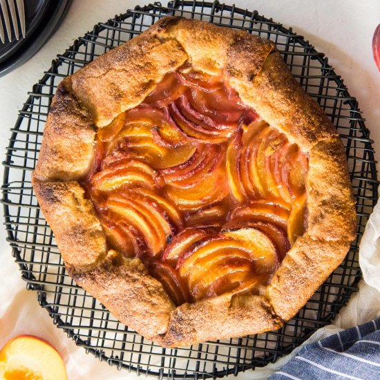 Easy Peach Galette