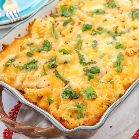 Baked Ziti With Summer Vegetables