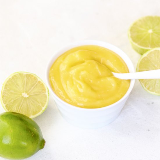 Homemade Key Lime Curd