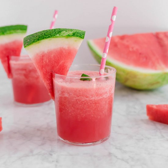 Frozen Watermelon Rosé Wine Slushie