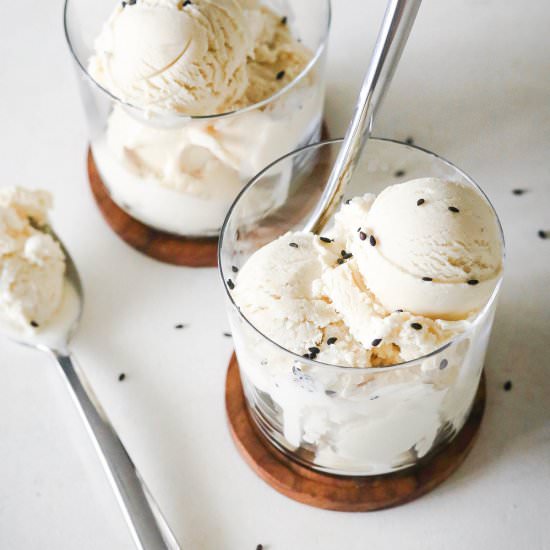 Brown Sugar Miso Ice Crem