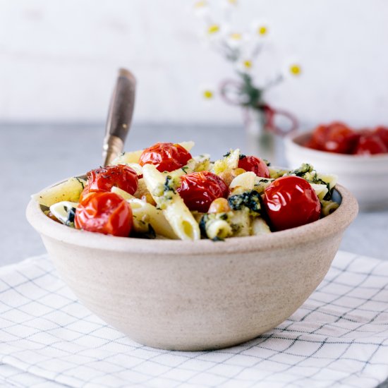 Vegan Pesto Pasta Salad