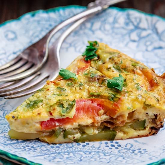 Crustless Zucchini Quiche