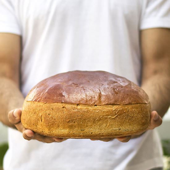 Greek ceremonial bread (Artos)