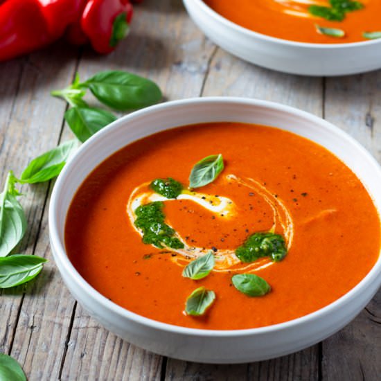 Roasted Red Pepper Soup