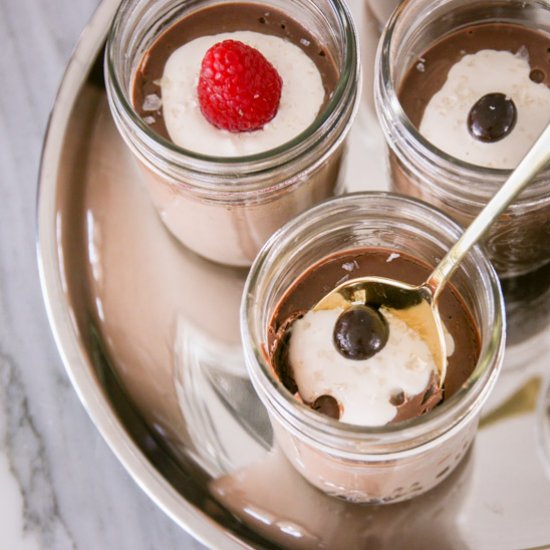 Sous Vide Chocolate Pot de Creme