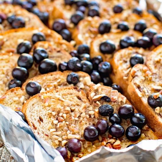 Grilled Blueberry French Toast