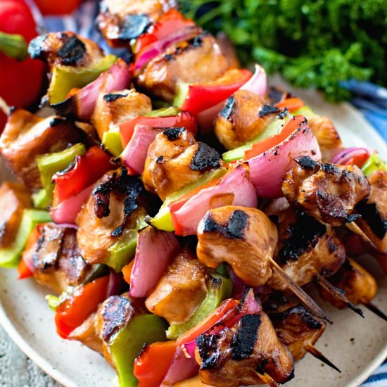 Asian Chicken Skewers