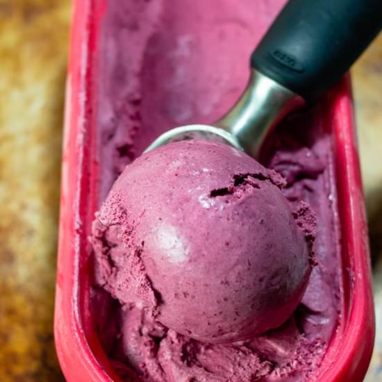 Bourbon Cherry Ice Cream