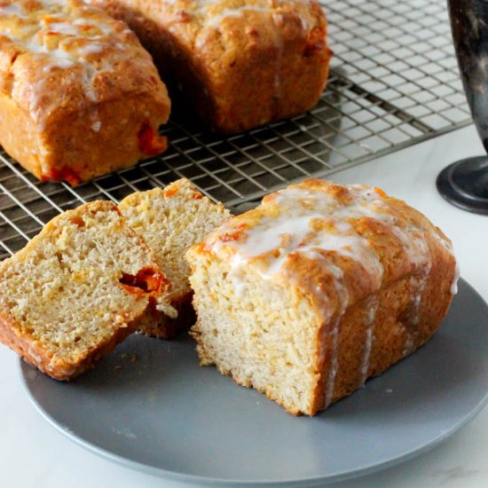 apricot ginger mini loaves