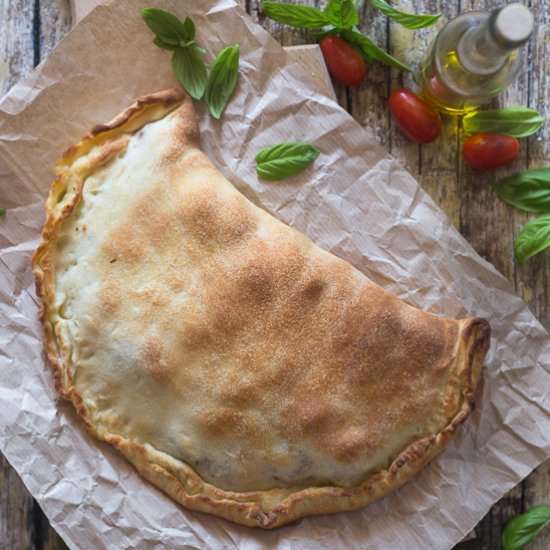 Homemade Fresh Veggie Calzone