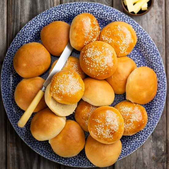 Soft hamburger buns