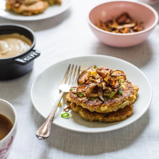 Savory Corn Pancakes