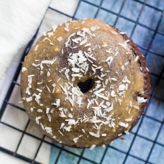 Healthy Chocolate Coconut Donuts