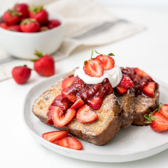 Strawberry Balsamic French Toast