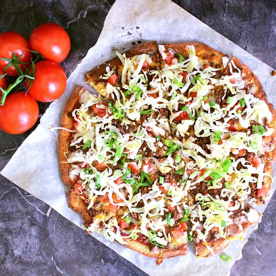 Low Carb Taco Pizza