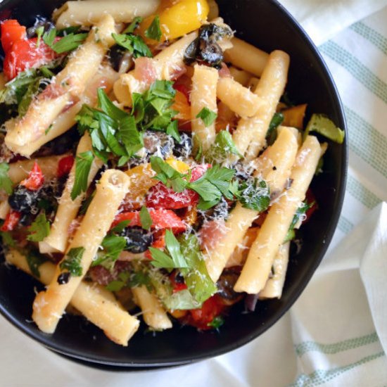 Summer Vegetables with Pasta