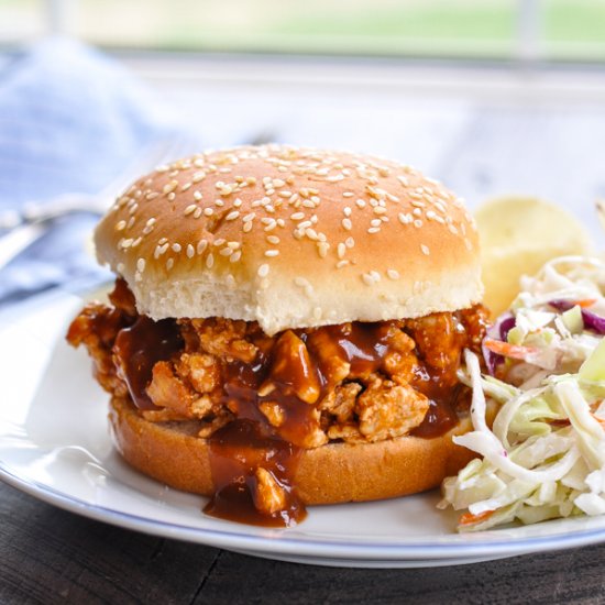 Slow Cooker Turkey Sloppy Joes