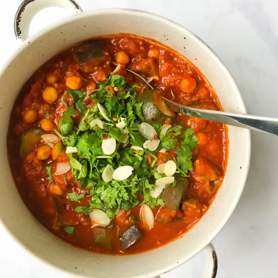 Easy Moroccan Chickpea Stew