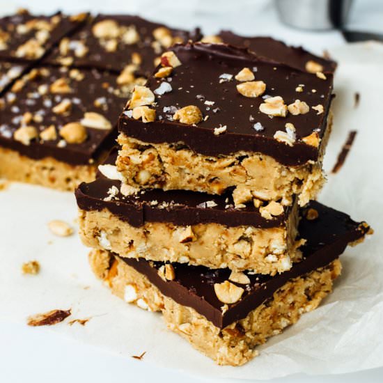 Peanut Butter No Bake Bars